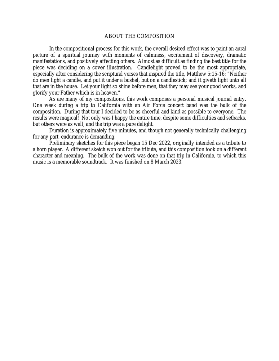 Let Your Light Shine, Op. 128 Brass Quintet scores gallery preview page 4