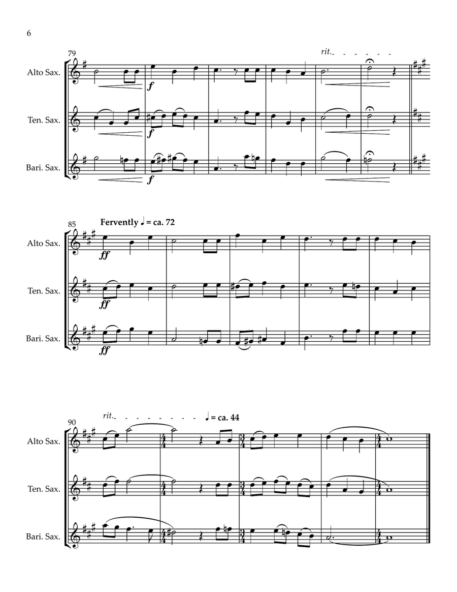 TRUST AND OBEY - Saxophone Trio (ATB) Woodwind Trio scores gallery preview page 6