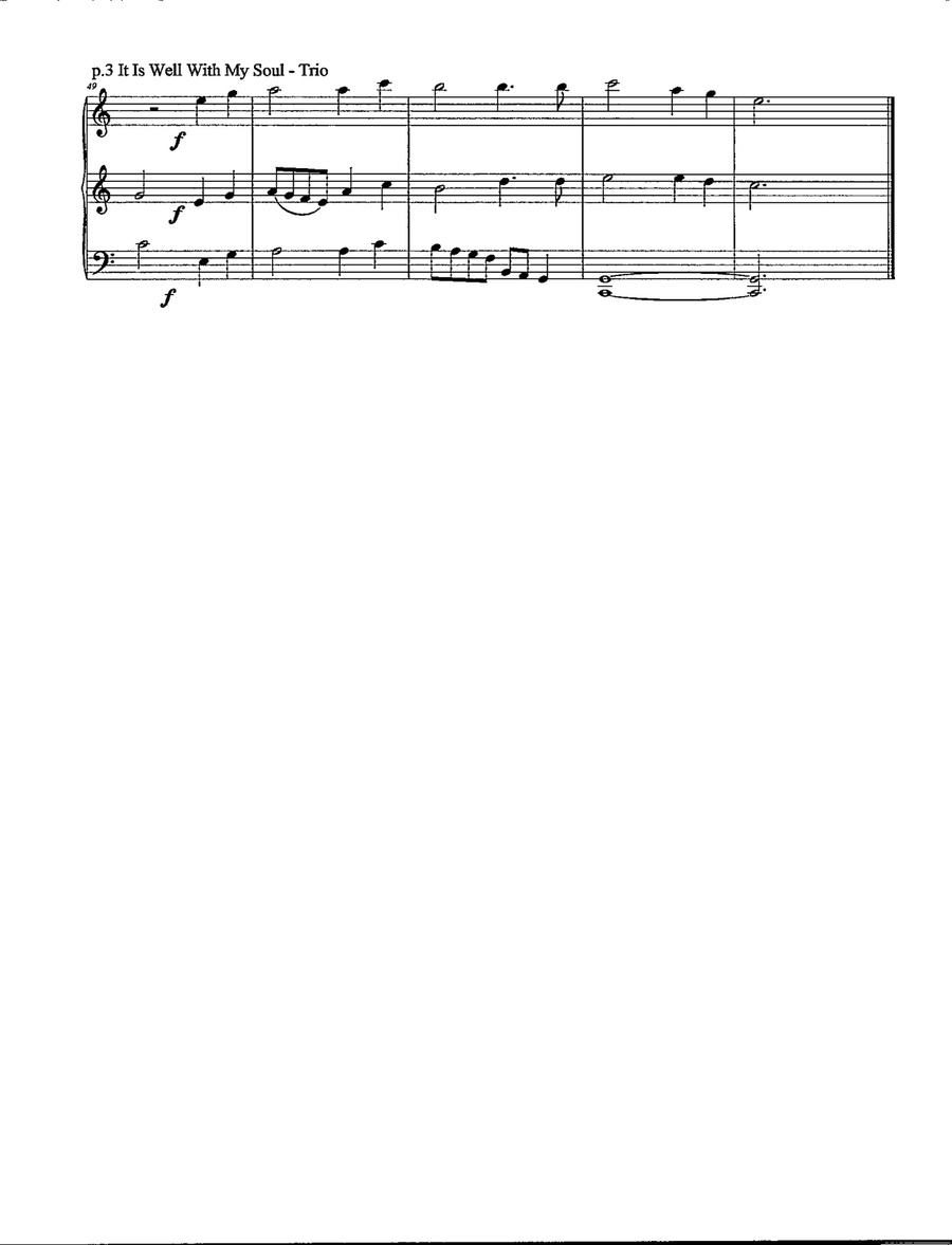 It Is Well with My Soul String Trio scores gallery preview page 4