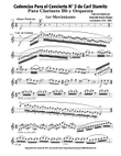 Cadences for Carl Stamitz Concerto No. 3 - For Bb Clarinet and Orchestra By Everardo García