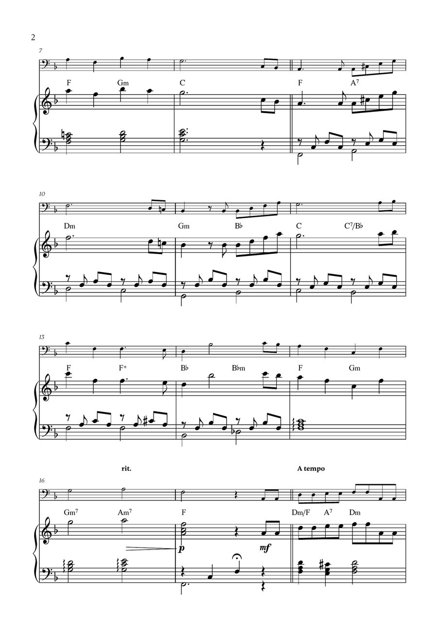 Hymne A L'amour Hymne A L'amour Bassoon scores gallery preview page 2