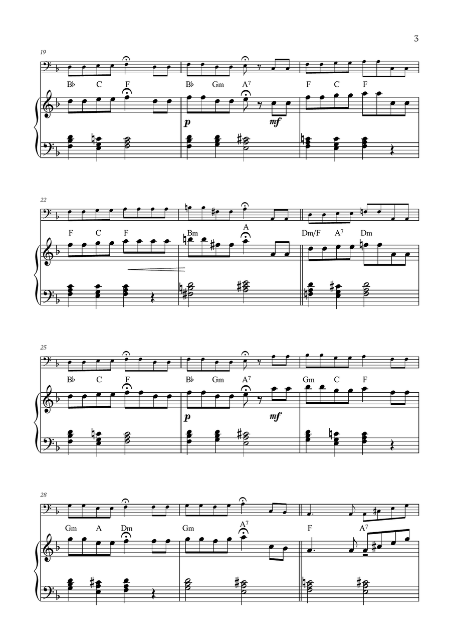 Hymne A L'amour Hymne A L'amour Bassoon scores gallery preview page 3