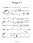 Valse Poeticos No. 6 for Cello and Piano (Poetic Waltzes)