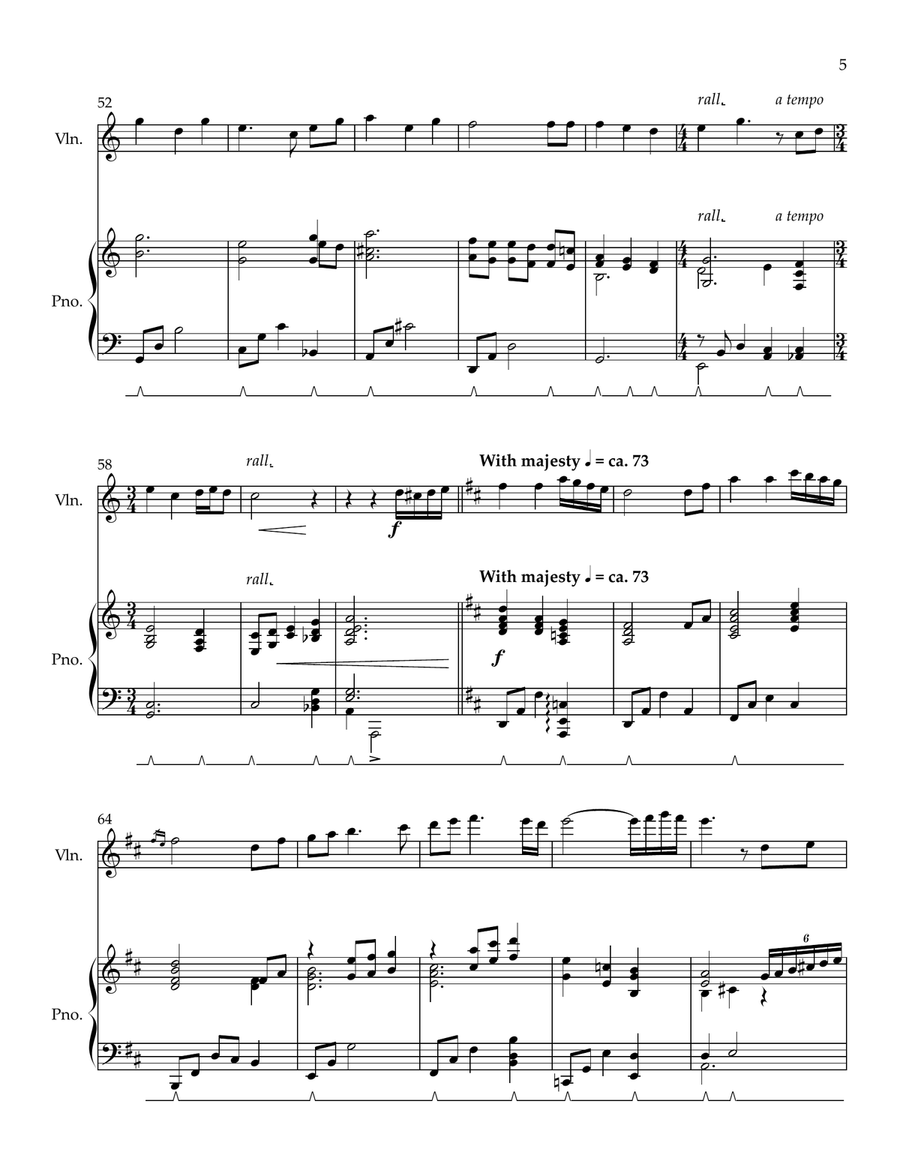 TRUST AND OBEY - Violin and Piano Chamber Music scores gallery preview page 5