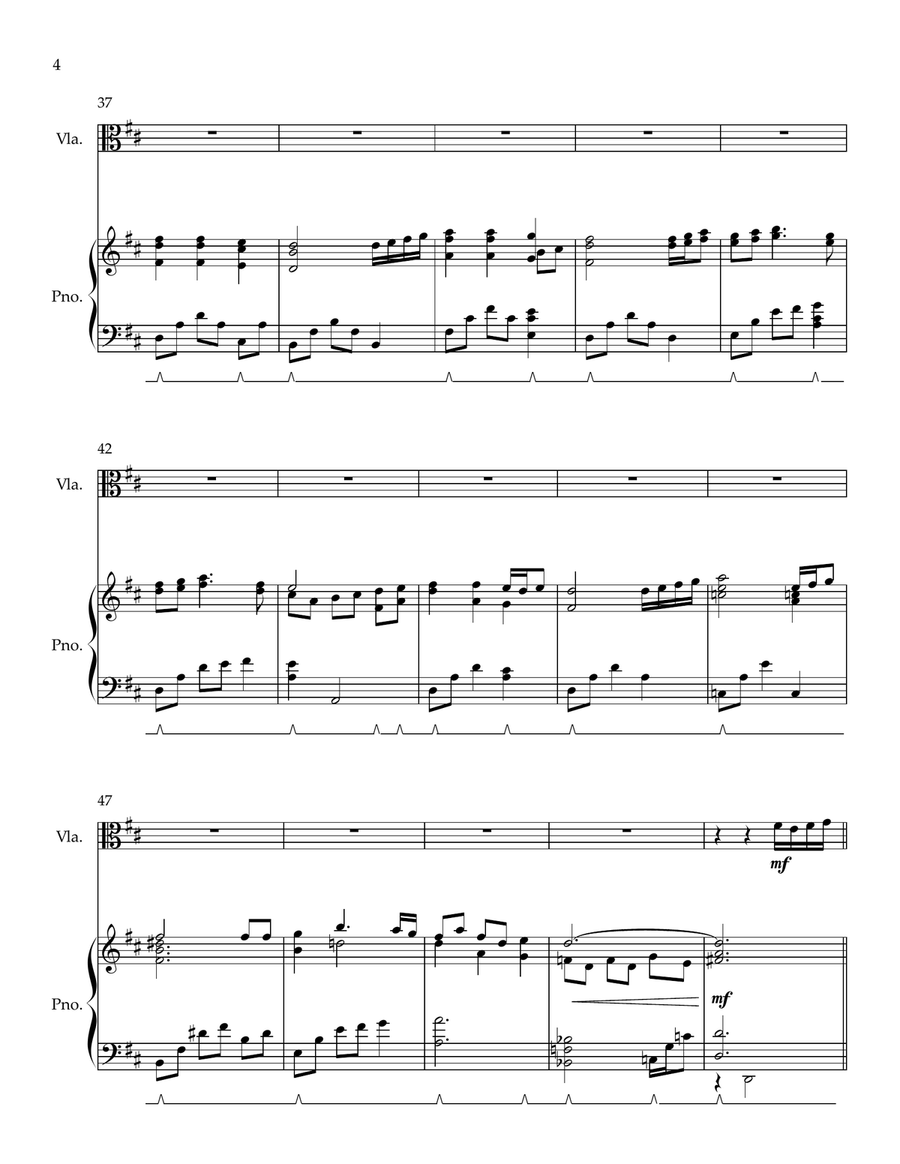TRUST AND OBEY - Viola and Piano Chamber Music scores gallery preview page 4