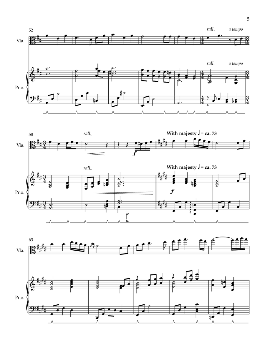 TRUST AND OBEY - Viola and Piano Chamber Music scores gallery preview page 5