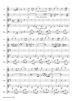 Symphony No.7, 2nd movement Woodwind Quintet scores gallery preview page 3