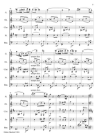 Symphony No.7, 2nd movement Woodwind Quintet scores gallery preview page 5