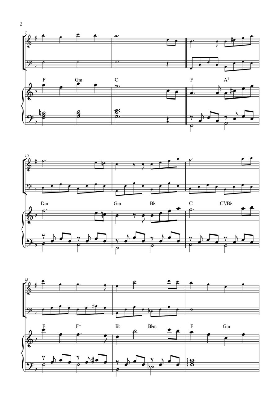 Hymne A L'amour Hymne A L'amour B-Flat Clarinet scores gallery preview page 2