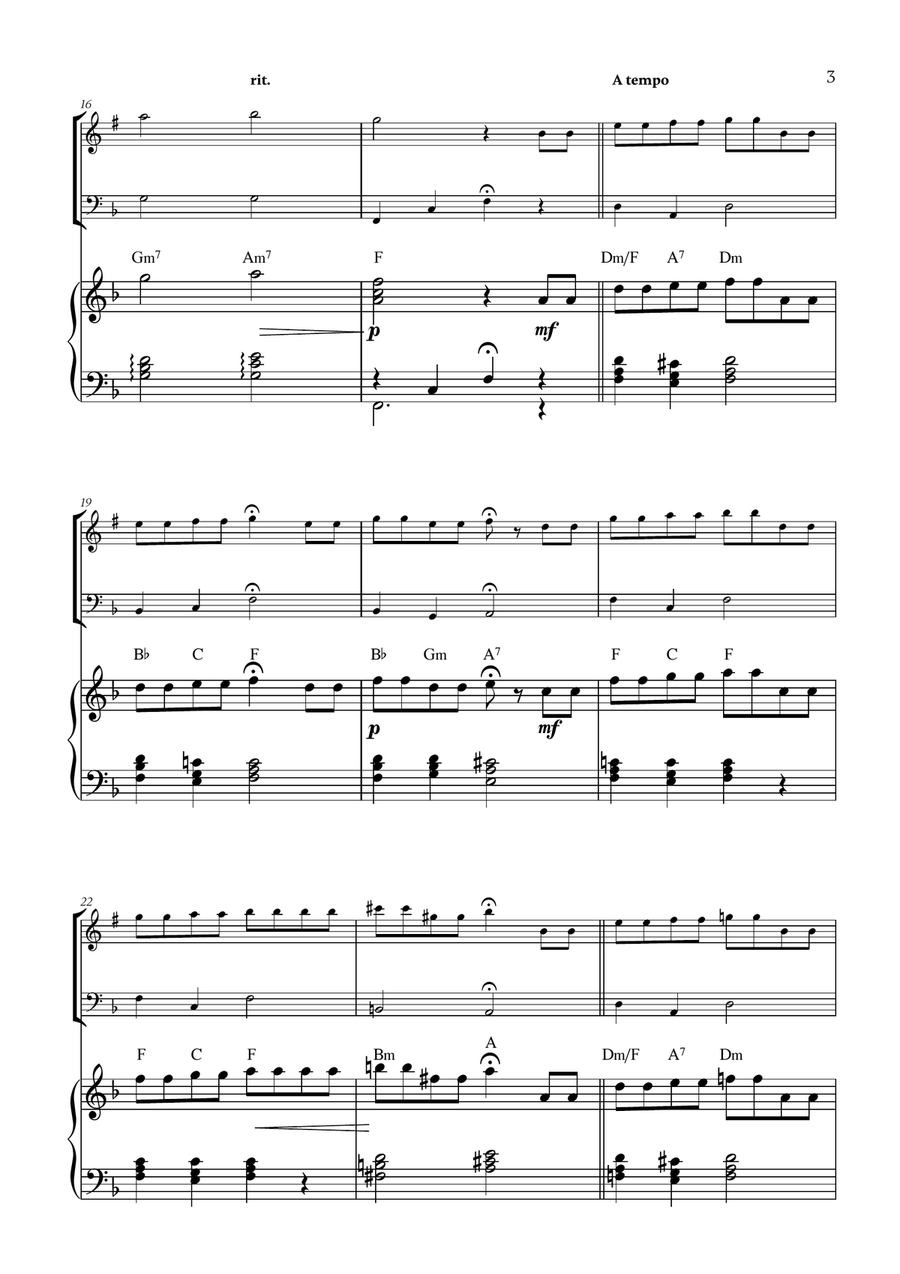 Hymne A L'amour Hymne A L'amour B-Flat Clarinet scores gallery preview page 3