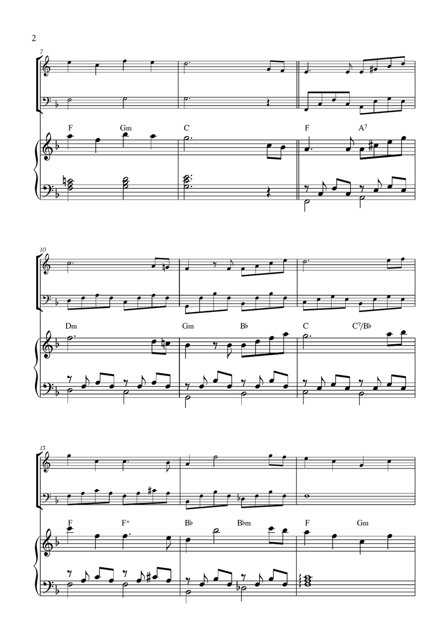 Hymne A L'amour Hymne A L'amour Horn scores gallery preview page 2