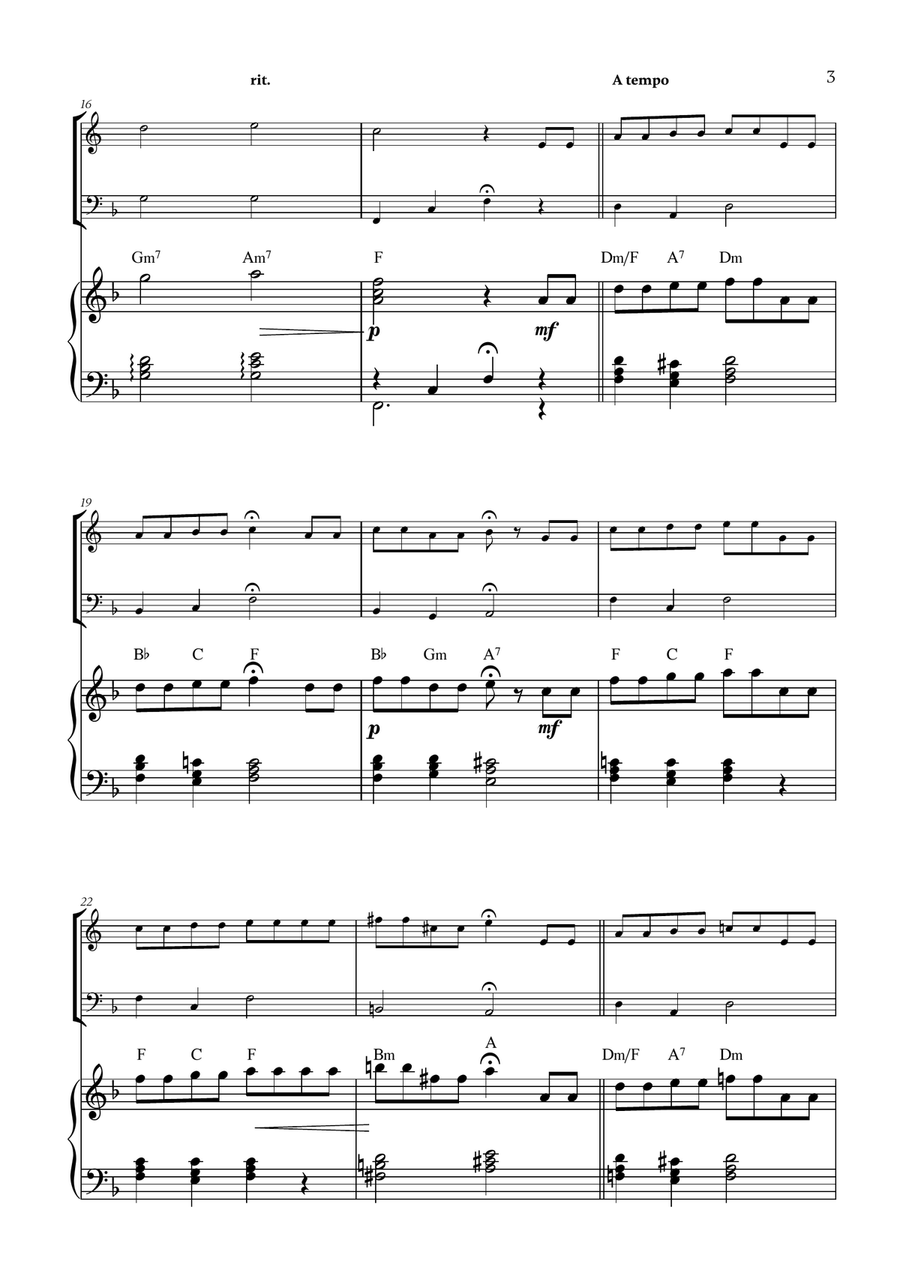 Hymne A L'amour Hymne A L'amour Horn scores gallery preview page 3