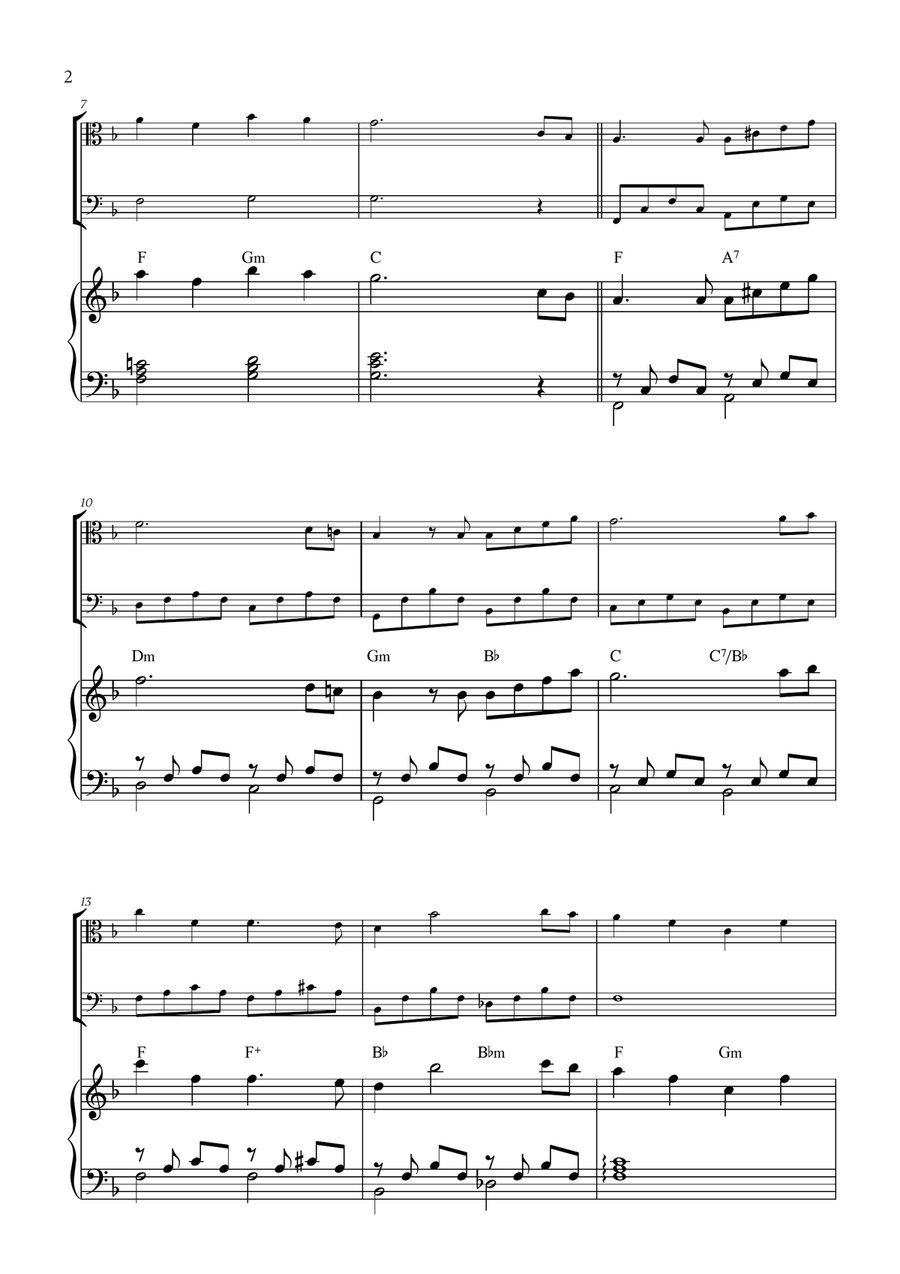 Hymne A L'amour Hymne A L'amour String Duet scores gallery preview page 2
