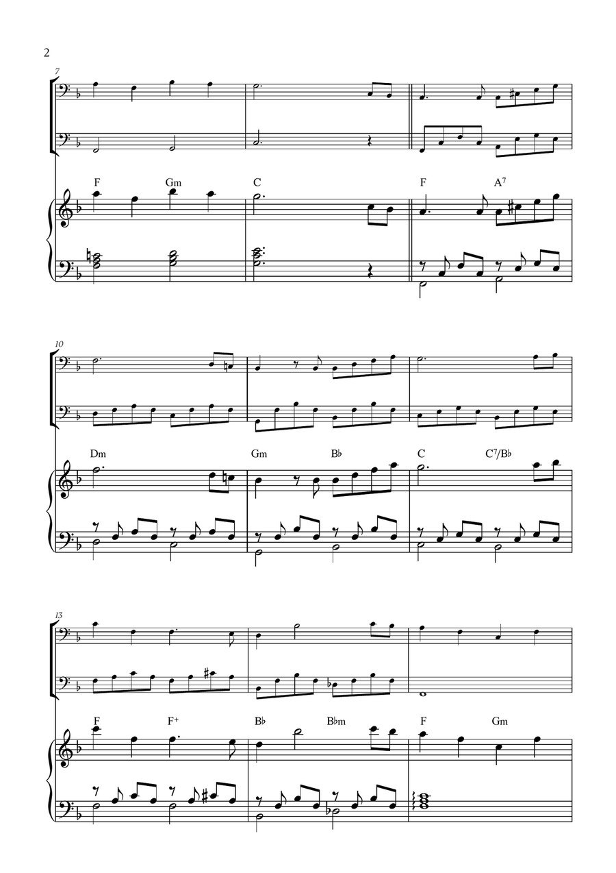 Hymne A L'amour Hymne A L'amour Woodwind Duet scores gallery preview page 2