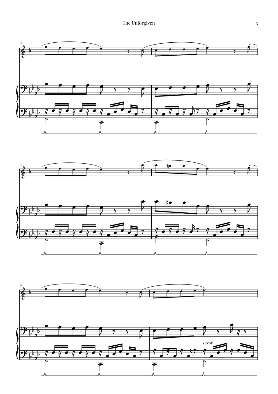 The Unforgiven Alto Saxophone scores gallery preview page 3