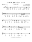 Guide Me, O Thou Great Jehovah for Native American Style Flute