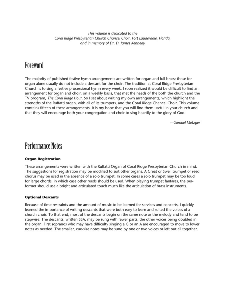 The Coral Ridge Festival Hymn Collection, Volume I Choir scores gallery preview page 3