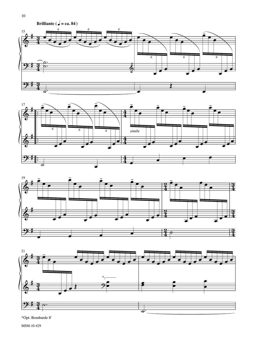The Royal Banners Forward Go Organ scores gallery preview page 3