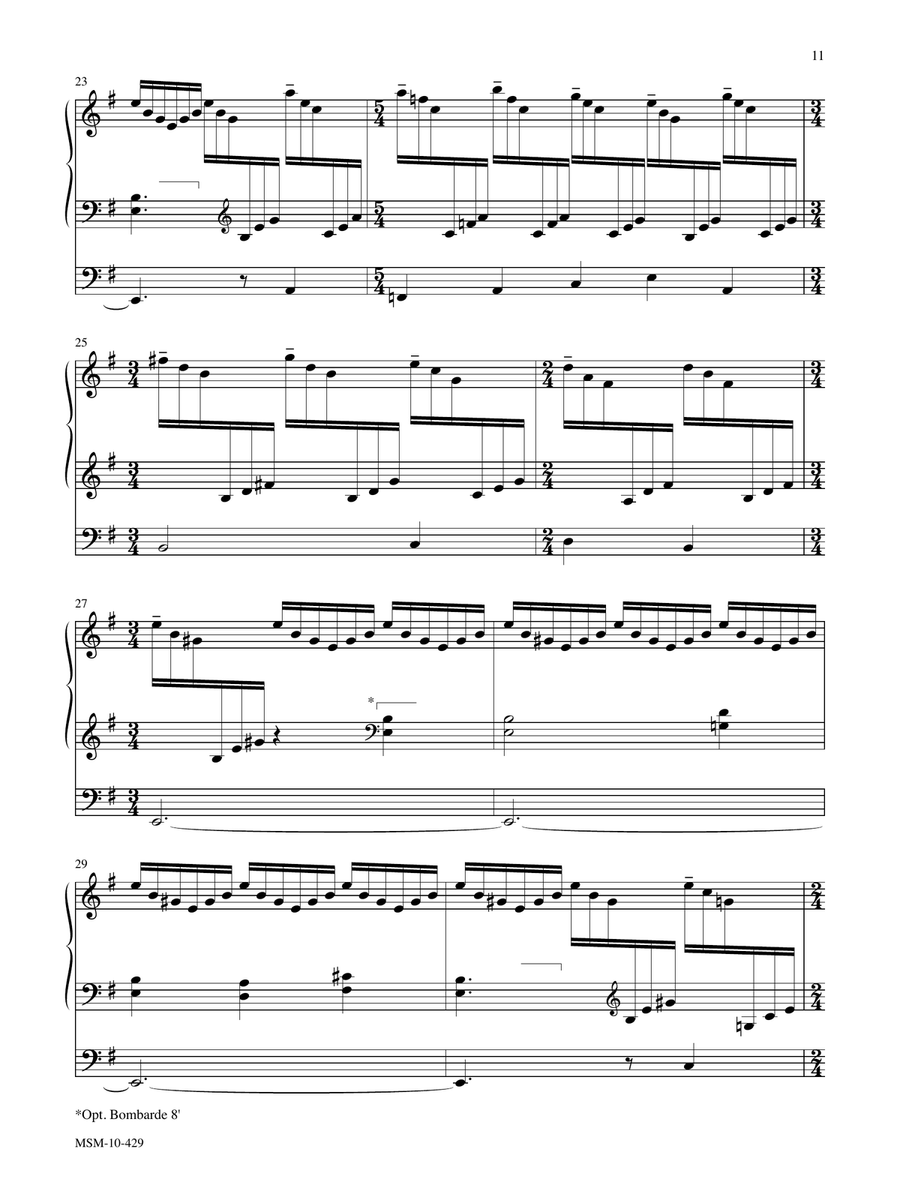 The Royal Banners Forward Go Organ scores gallery preview page 4