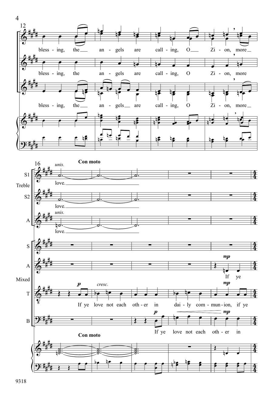More Love More Love SSA scores gallery preview page 4