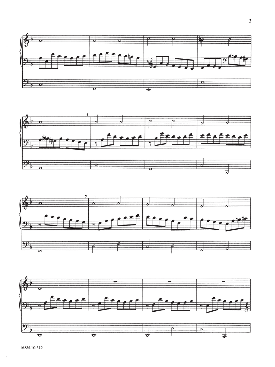 A Lenten Suite A Lenten Suite Organ scores gallery preview page 3