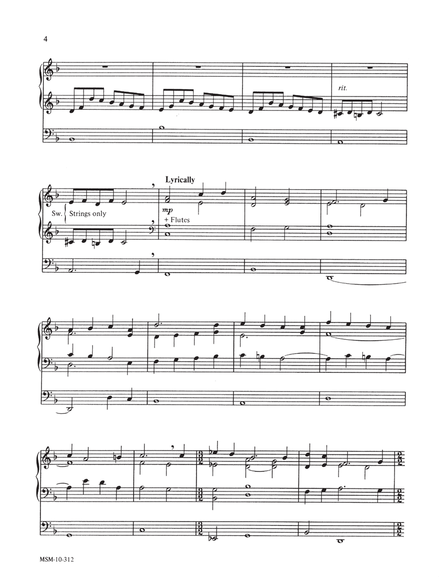 A Lenten Suite A Lenten Suite Organ scores gallery preview page 4