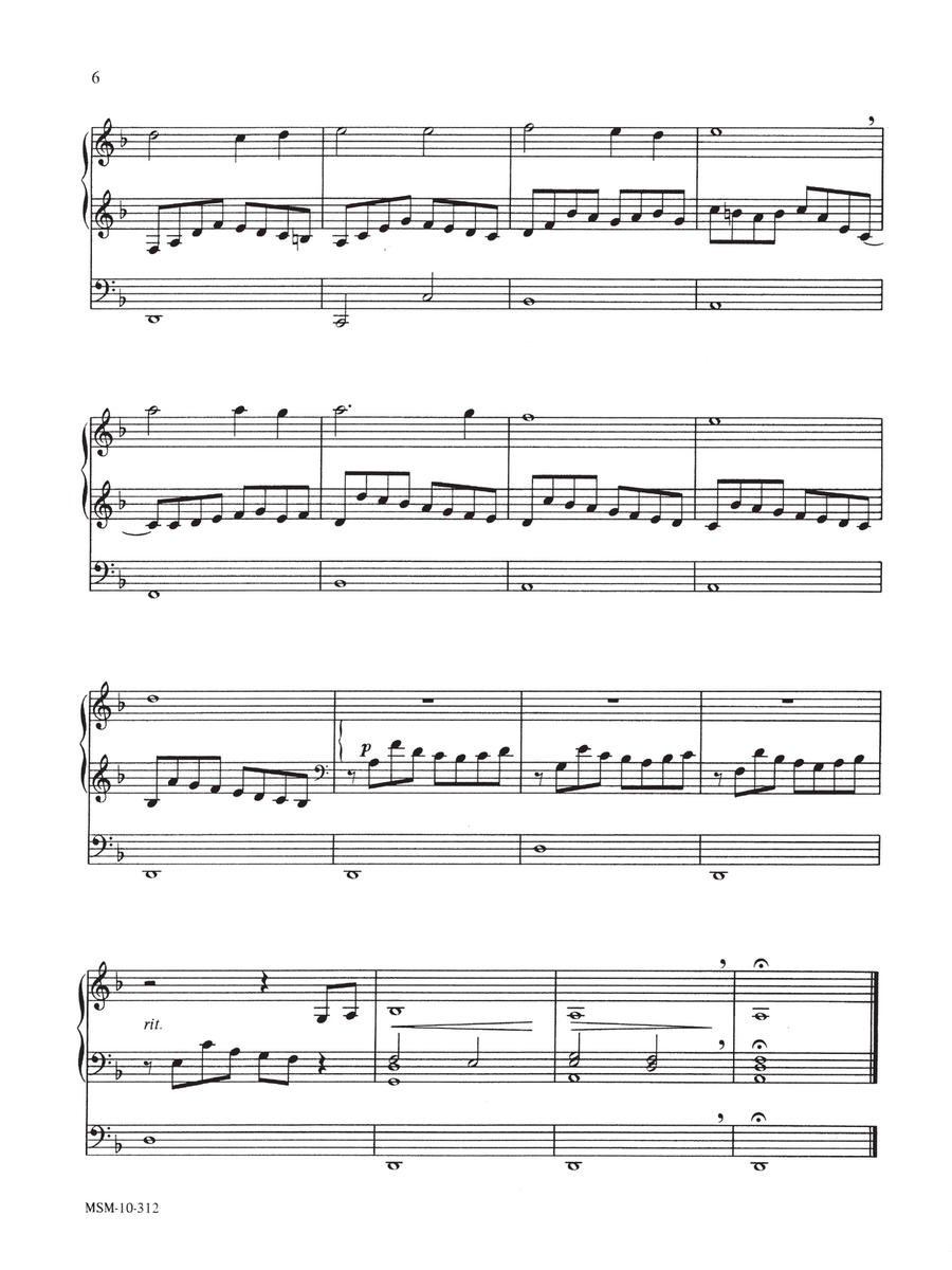 A Lenten Suite A Lenten Suite Organ scores gallery preview page 6