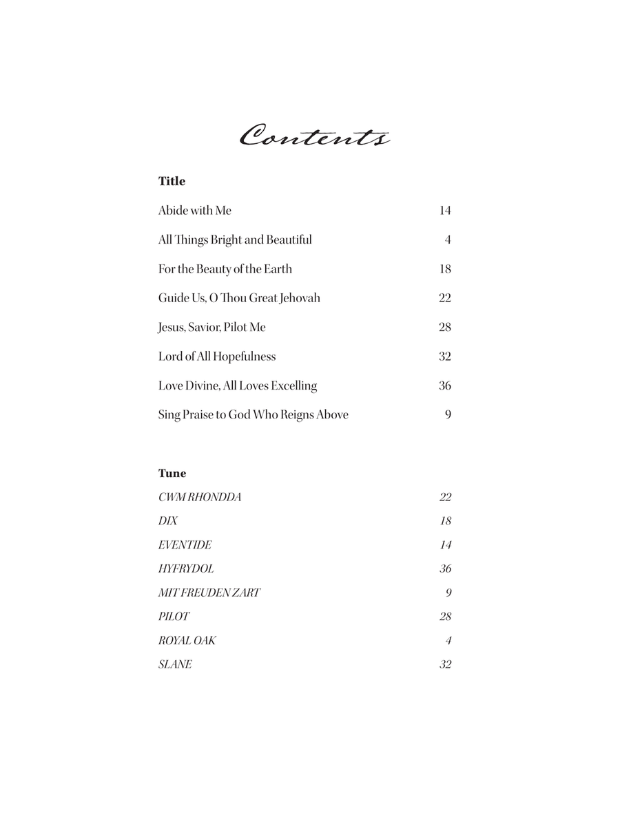 All Things Bright and Beautiful Organ scores gallery preview page 3