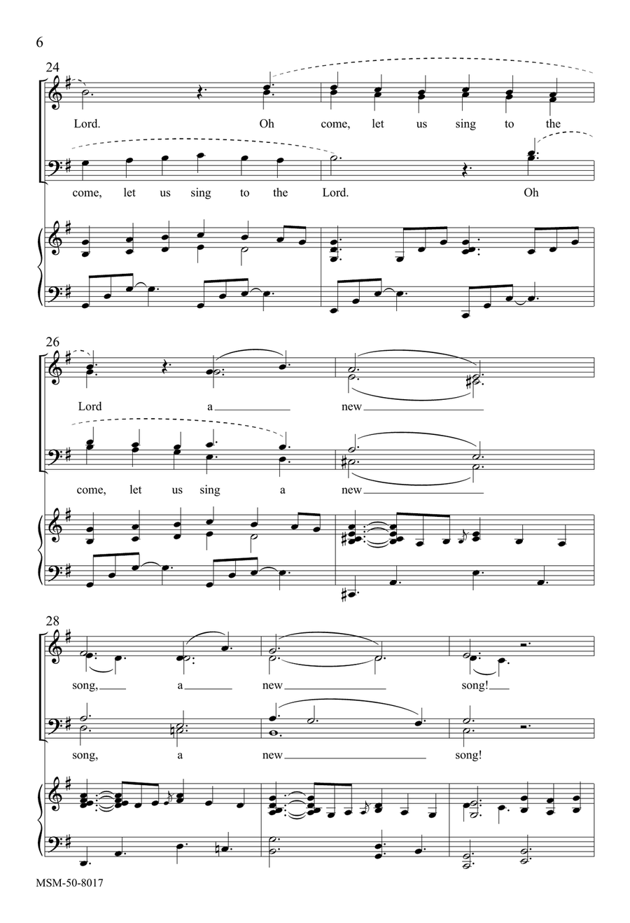 Canticle of Praise (Downloadable) Divisi scores gallery preview page 6