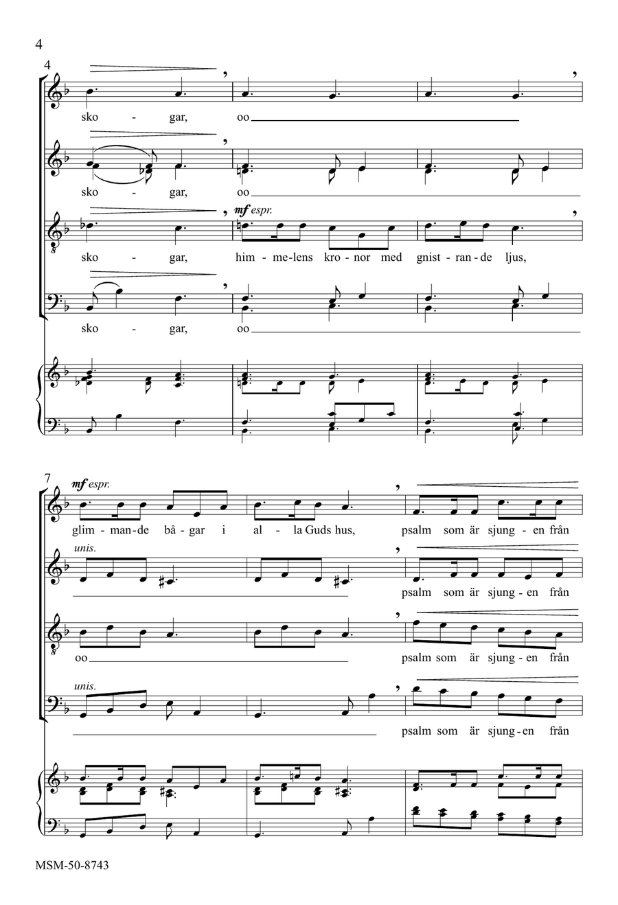 Jul, Jul, Strålande Jul (Downloadable) Divisi scores gallery preview page 4