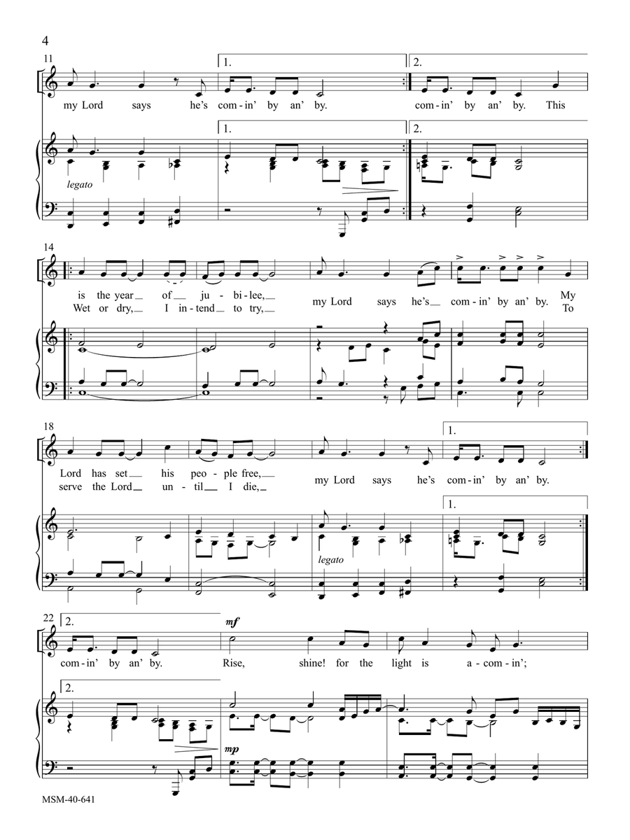 Rise, Shine! Rise, Shine! Medium Voice scores gallery preview page 4