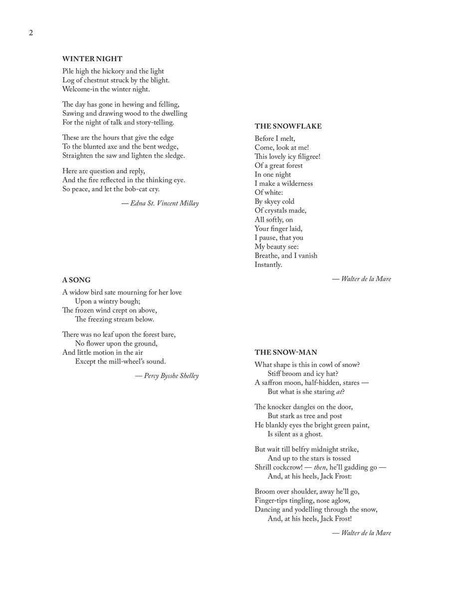 Winter Windows Winter Windows Mezzo-Soprano Voice scores gallery preview page 4