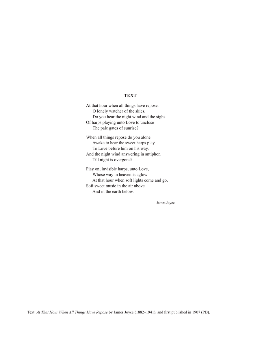 At That Hour When All Things Have Repose Baritone Voice scores gallery preview page 4