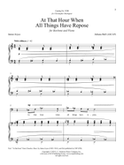 At That Hour When All Things Have Repose Baritone Voice scores gallery preview page 5