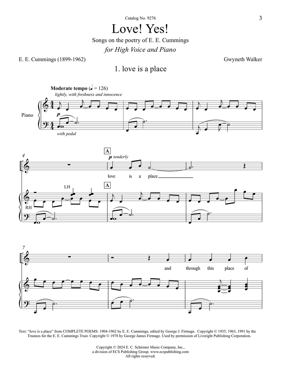 Love! Yes! Love! Yes! High Voice scores gallery preview page 5