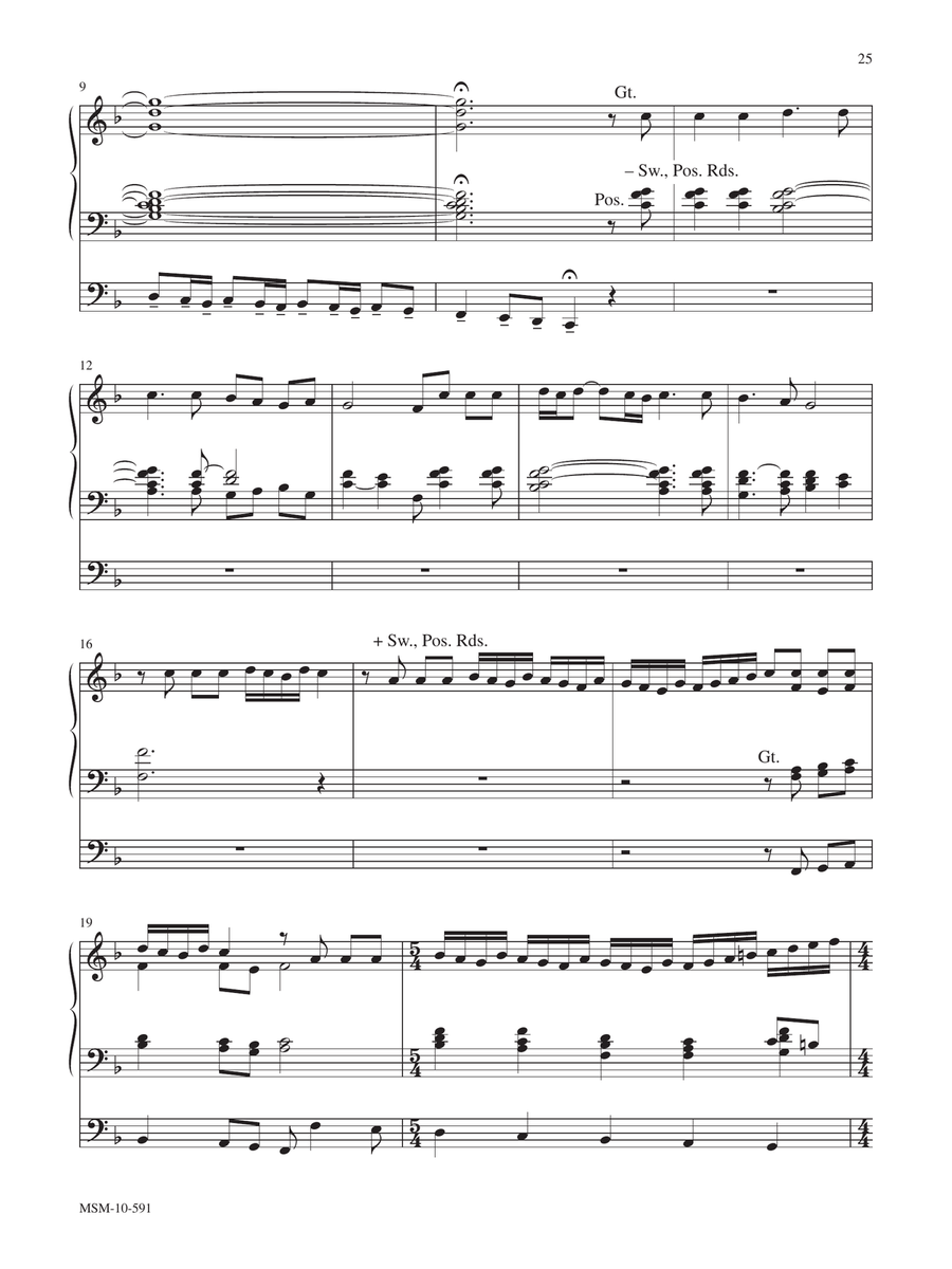 Nun danket alle Gott Nun danket alle Gott Organ scores gallery preview page 2