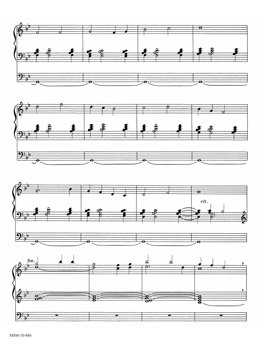 Come, Ye Sinners, Poor and Needy Organ scores gallery preview page 2