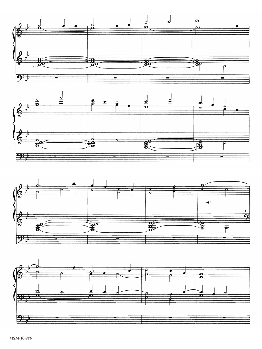 Come, Ye Sinners, Poor and Needy Organ scores gallery preview page 3