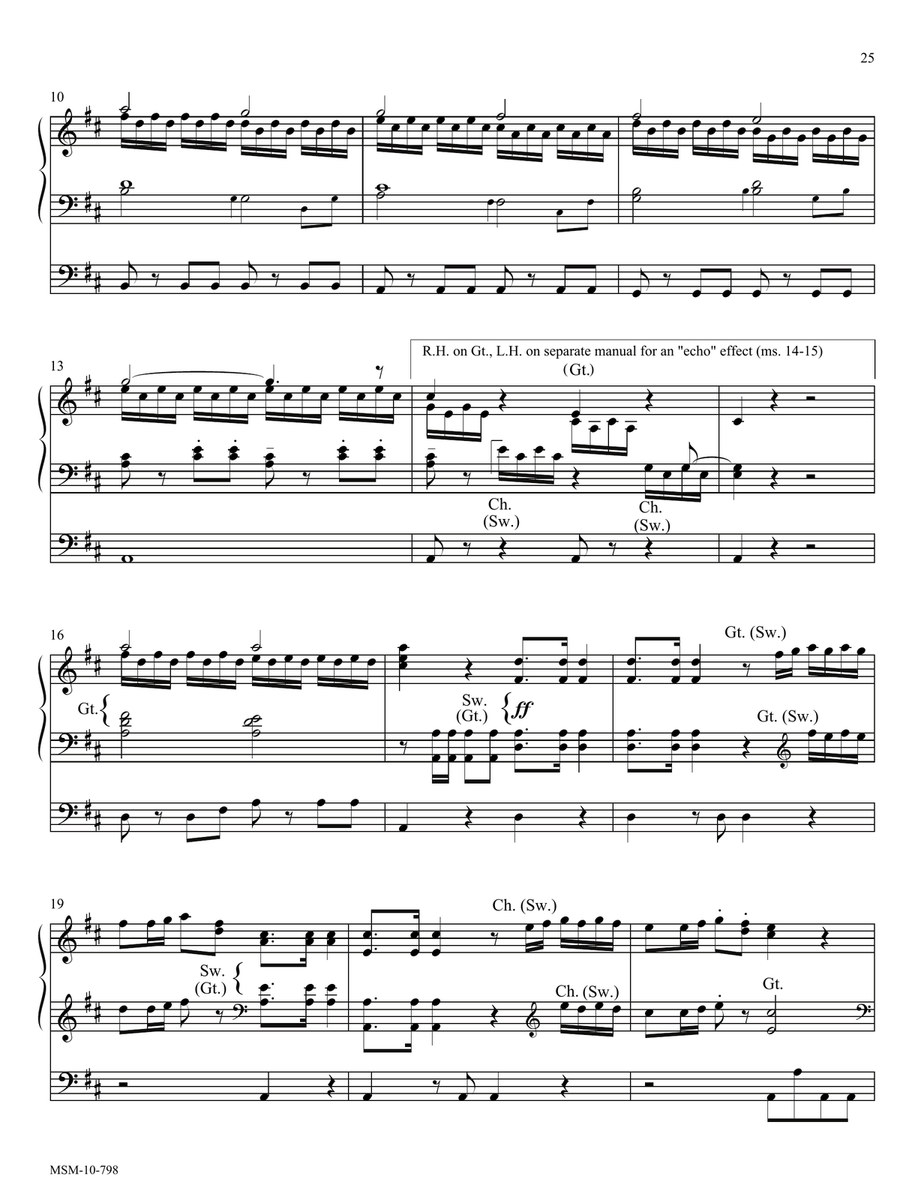 Gloria in Excelsis Deo Gloria in Excelsis Deo Organ scores gallery preview page 2