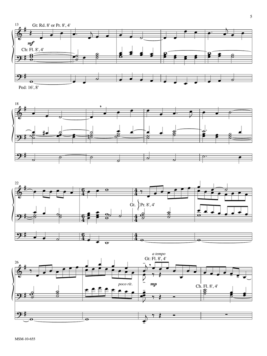 Fantasy on When In Our Music God Is Glorified Organ scores gallery preview page 2