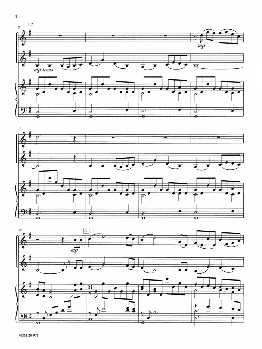 Savior, Like a Shepherd Lead Us Violin scores gallery preview page 2