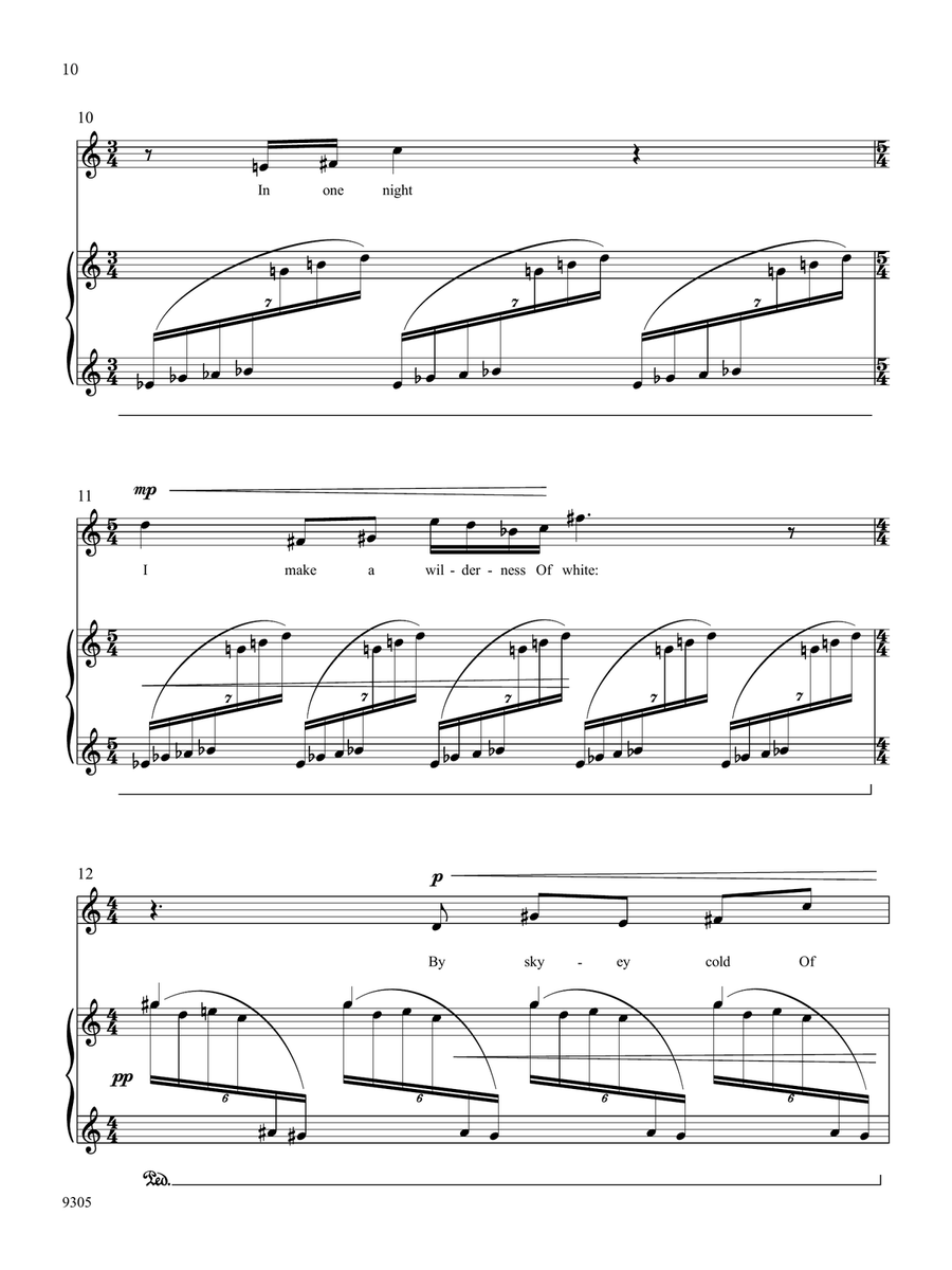 The Snowflake The Snowflake Mezzo-Soprano Voice scores gallery preview page 2