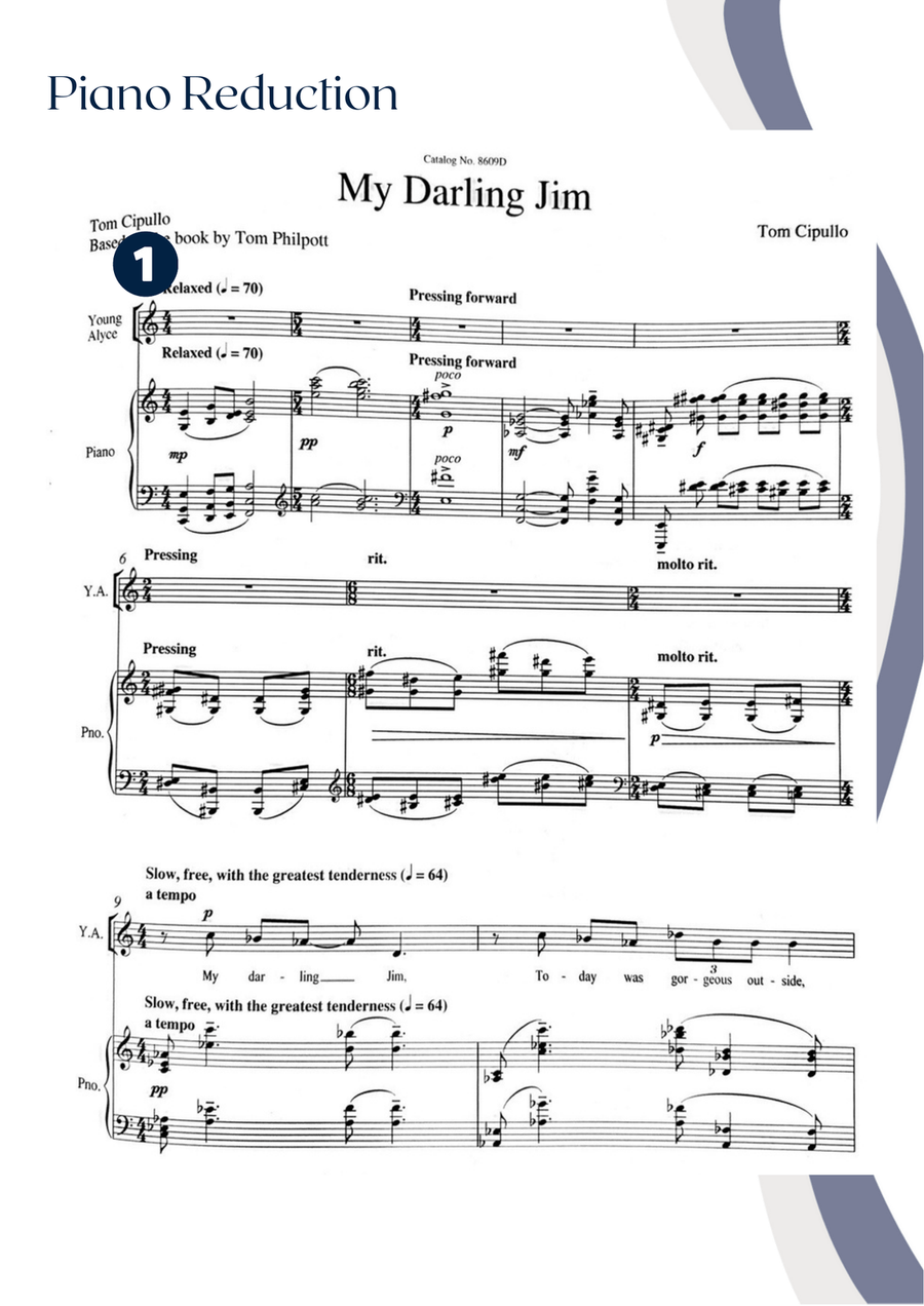 My Darling Jim (Downloadable Aria Companion Guide - 9-Instrument Version) Voice Solo scores gallery preview page 6