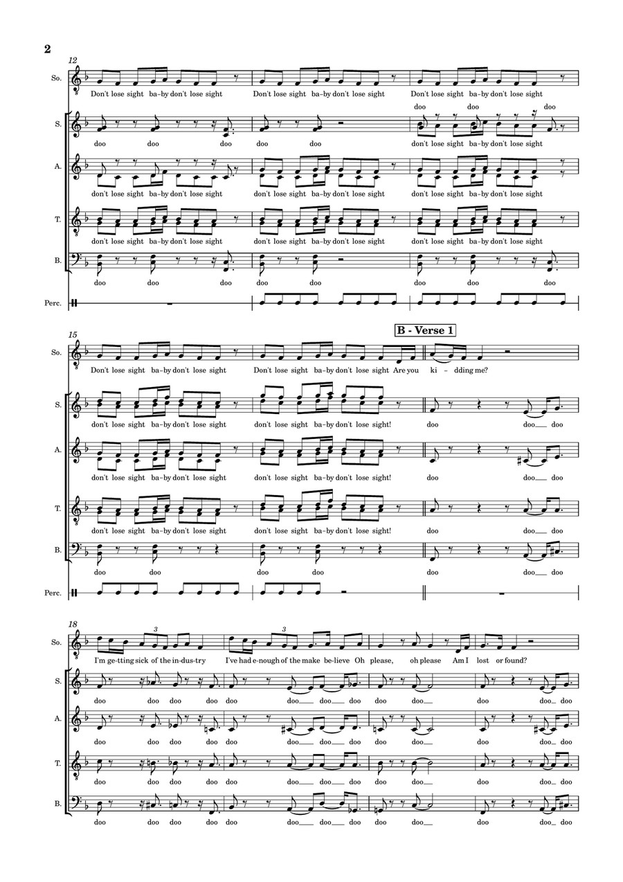 Don't Lose Sight Don't Lose Sight Divisi scores gallery preview page 2