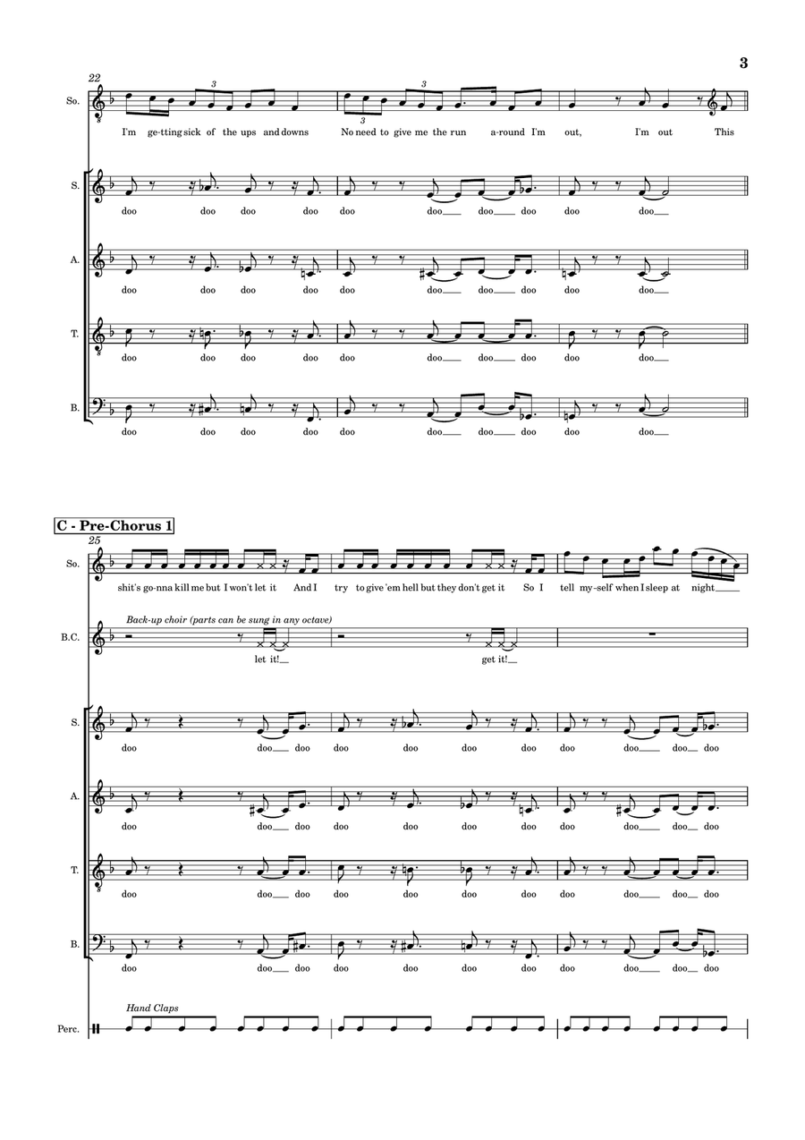 Don't Lose Sight Don't Lose Sight Divisi scores gallery preview page 3