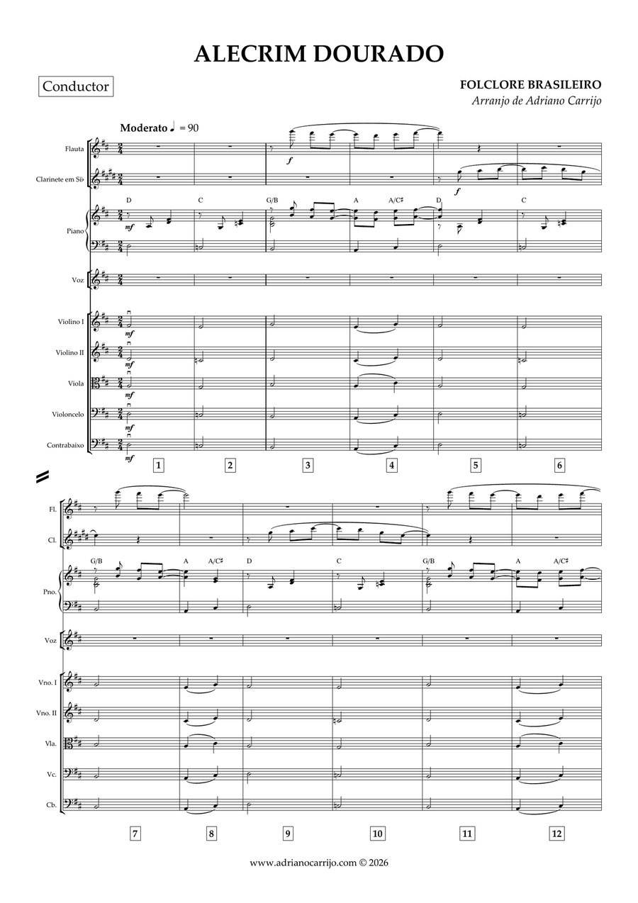 Alecrim Dourado Chamber Orchestra - Digital Sheet Music page 2