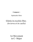 GLORIA IN EXCELSIS DEO ( 1st Movement)