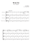 Waltz from Coppelia for Clarinet Quartet