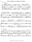 Advent Hymn Medley for Trombone and Piano