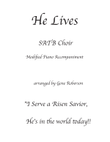 He Lives. SATB with Modified (Easier) Piano mini preview